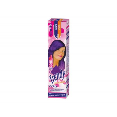 Trendy Hair Colouring Mousse Semi Permanent 40 Violet Fantasy Ammonia Free & Oxidants Free