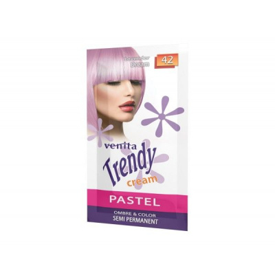 Trendy Cream Pastel 42 Lavender Deam Полу Постојана Крем Боја Лаванда
