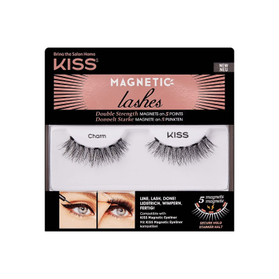 KISS Magnetic Eyeliner and Lashes Double Strength - CHARM