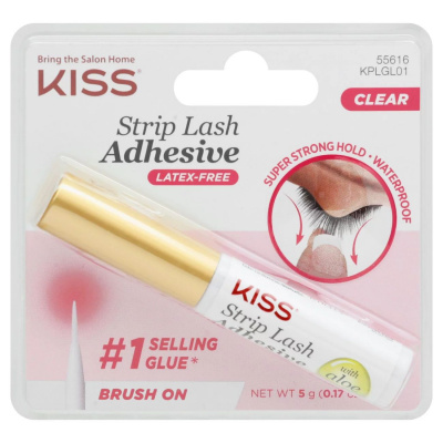 KISS 24hr Strip Eyelash Adhesive-Clear