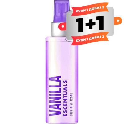 1+1 ESCENTUALS VANILLA-Body Mist 125ml