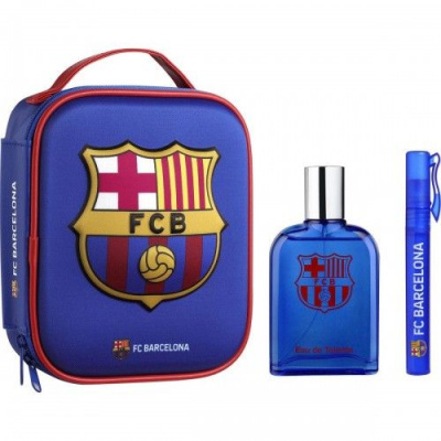 FC BARCELONA ZIP CASE EDT 100 ML + PERFUME PEN 10 ML - БАРСЕЛОНА - ТОАЛЕТНА ВОДА + ПАРФЕМ ЗА МОМЧИЊА