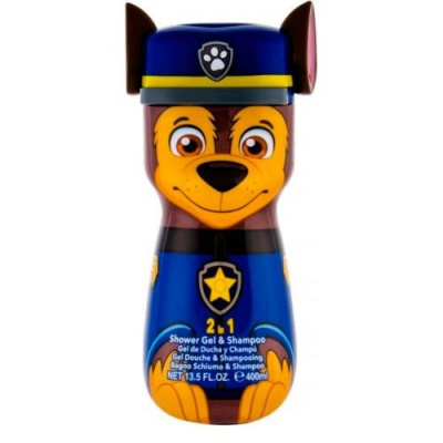 PAW PATROL SHOWER GEL & SHAMPOO 2D CHASE - " ЧЕЈЗ " -" КУЧЕШКА ПАТРОЛА" - ГЕЛ & ШАМПОН ЗА ДЕЦА 2 ВО 1