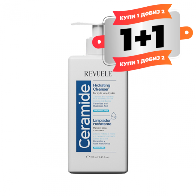 REVUELE CERAMIDE HYDRATING CLEANSER-for DRY to VERY DRY SKIN-FACE & BODY - Нежен, не пенлив чистач на сува до многу сува кожа