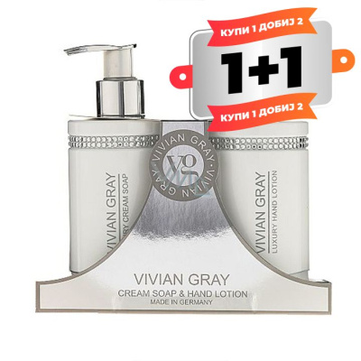 1+1 VIVIAN GRAY - CREAM SOAP & HAND LOTION 250 + 250ml