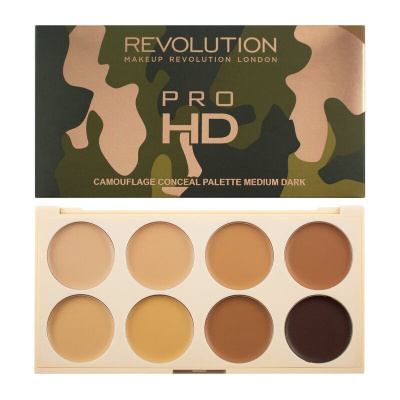 Makeup Revolution Ultra Pro HD Camouflage Palette - Medium Dark