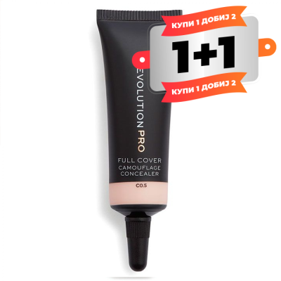 1+1 Makeup Revolution Pro Full Cover Camouflage Concealer  - C0.5 8.5g