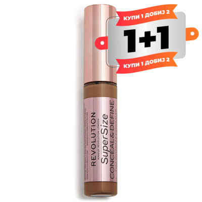 1+1 Makeup Revolution Conceal & Define Supersize Concealer C13.5 13ml