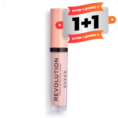 Makeup Revolution Sheer Lip Gloss - Raw