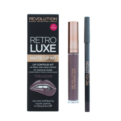 Makeup Revolution Retro Lux Gloss Lip Kit - Treason