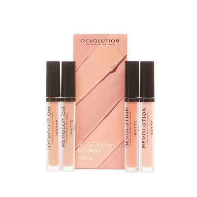 Makeup Revolution My Colour My Way Nude Lipstick Set