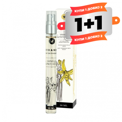 1+1 VIVANEL Vanilla & Patchouli Eau De Toilette 10ml