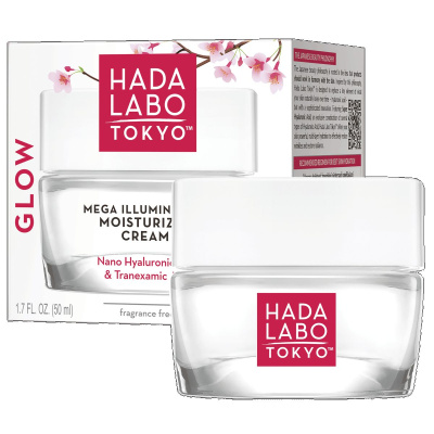 Hada Labo Tokyo - Glow Skin - Mega Illuminating Moisturizer Cream Day and Night - Дневен и ножен хидратантен крем за лице