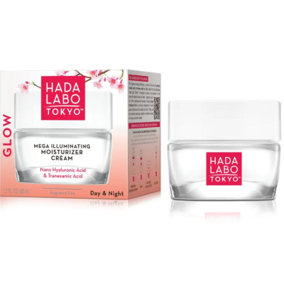 Hada Labo Tokyo - Glow Skin - Mega Illuminating Moisturizer Cream Day and Night - Дневен и ножен хидратантен крем за лице