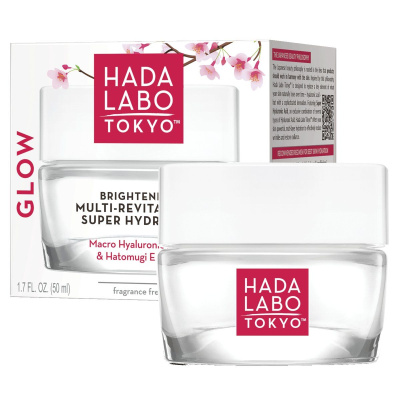 Hada Labo Tokyo - Glow Skin - Multi-Revitalizer Hydrogel Day & Night - Хидратантен гел, дневен и ноќен крем за лице - со комбинирани својства да делува и како крем и како серум 50ml