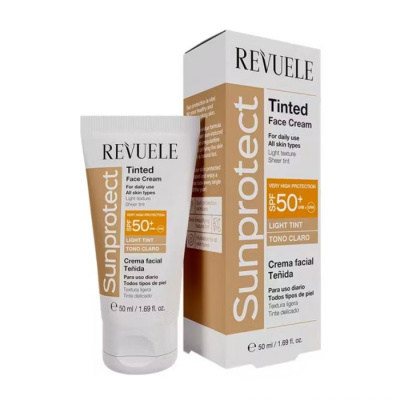 Revuele SUNPROTECT TINTET FACE CREAM -LIGHT TINT- SPF-50-Тониран дневен крем за лице 50ml